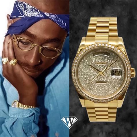 2pac gold rolex